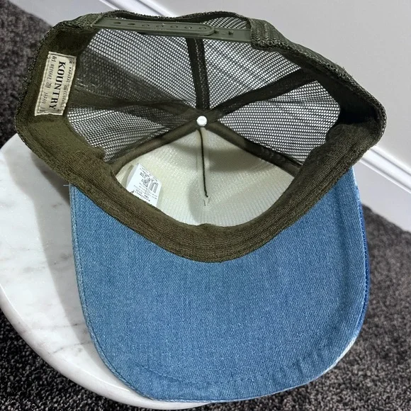 Kapital Kountry Denim Repair Service Green / Blue Trucker 2022 - Picture 6 of 11